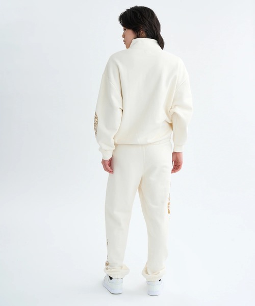 RVCA(ルーカ)の「RVCA レディース BAGGY BF SWEAT PANTS セットアップボトムス 【2025年秋冬モデル】 @autumn/ルーカスウェットパンツ(スウェットパンツ・レディース・オフホワイト/ブラック・MEDIUM/SMALL)」の6枚目の写真