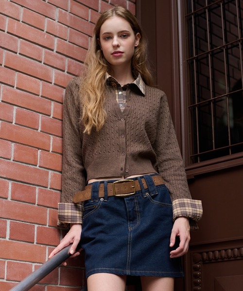 hazyl（ヘイジル）の「vintage-like belt / ヴィンテージライクベルト（ベルト・レディース・ブラウン系その他・フリー）」の8枚目の写真