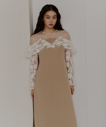 レースラッフルドレス / lace raffle dress