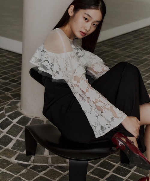 レースラッフルドレス / lace raffle dress