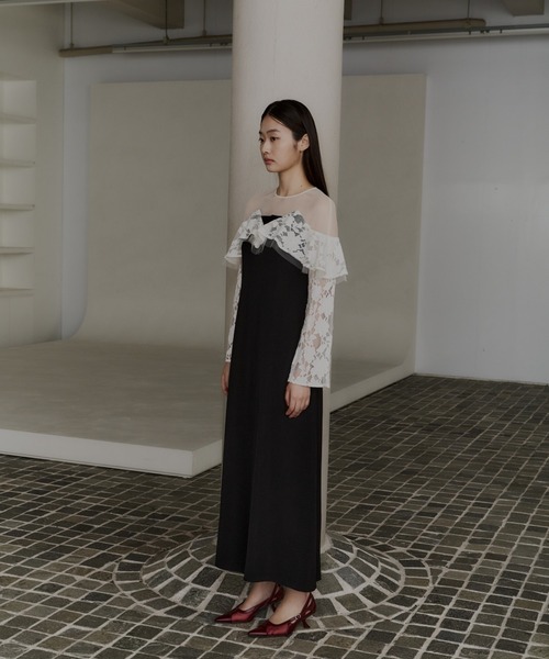 レースラッフルドレス / lace raffle dress
