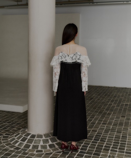 レースラッフルドレス / lace raffle dress
