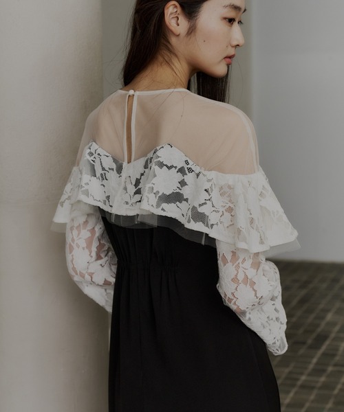 レースラッフルドレス / lace raffle dress