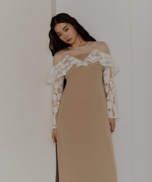 レースラッフルドレス / lace raffle dress