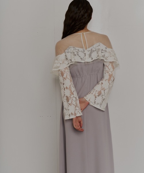 セール】レースラッフルドレス / lace raffle dress（ドレス