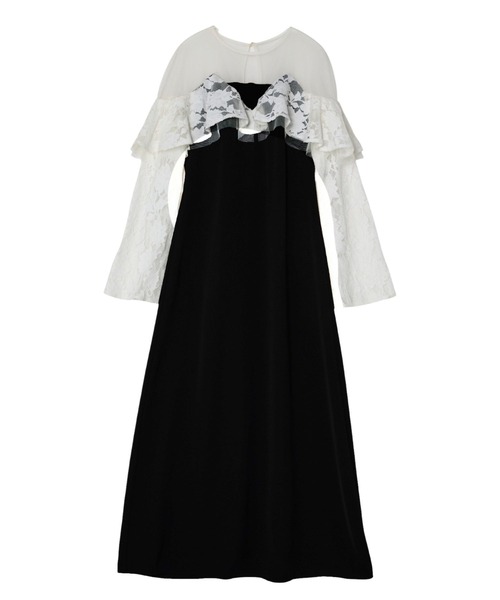 レースラッフルドレス / lace raffle dress