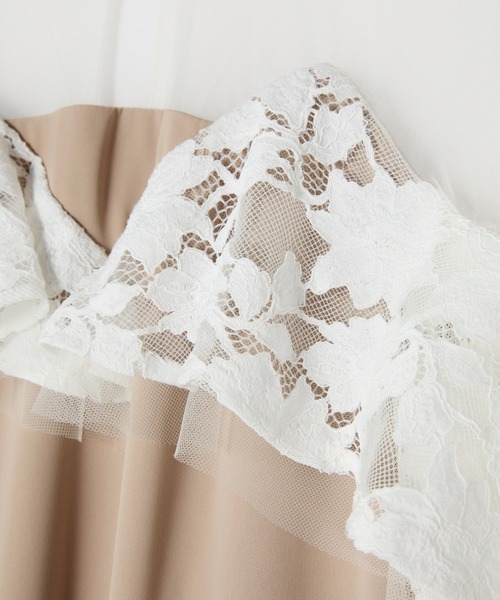レースラッフルドレス / lace raffle dress