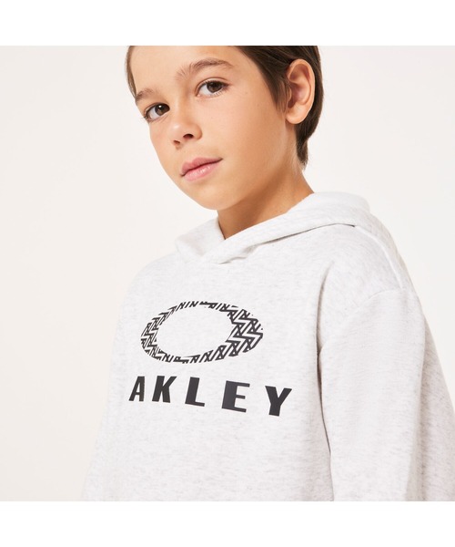 OAKLEY(オークリー)の「オークリー YTR WARM FLEECE HOODY 8.0/フリースフーディー/パーカー/保温/吸汗速乾/ YOUTH キッズ・ユース/OAKLEY(パーカー・キッズ・グレー/ブラック/ブルー/ホワイト系その他・L/M/XS/S/XXS)」の1枚目の写真