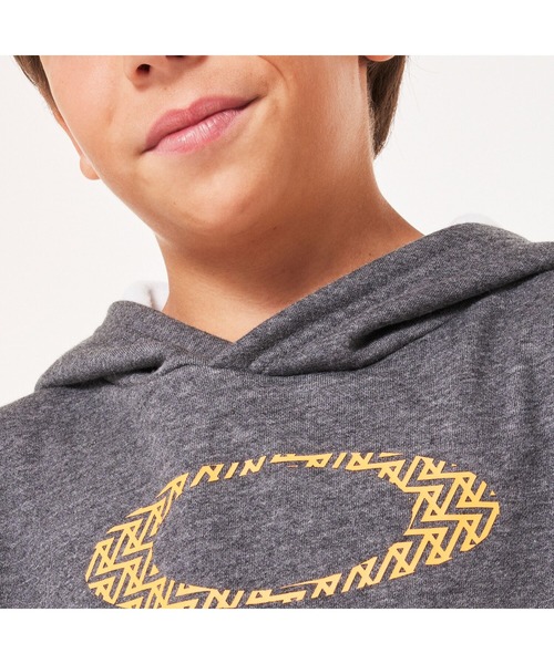OAKLEY(オークリー)の「オークリー YTR WARM FLEECE HOODY 8.0/フリースフーディー/パーカー/保温/吸汗速乾/ YOUTH キッズ・ユース/OAKLEY(パーカー・キッズ・グレー/ブラック/ブルー/ホワイト系その他・L/M/XS/S/XXS)」の9枚目の写真