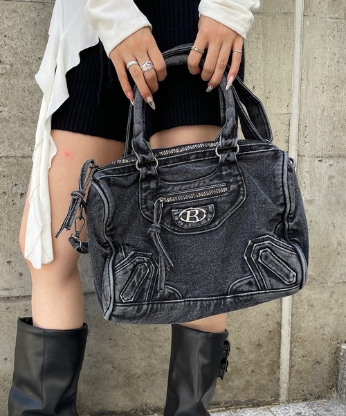 デニムボストンバッグ（ボストンバッグ）｜ROGER AND RAW（ロジャー