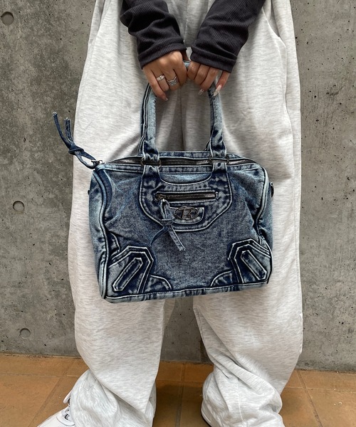 デニムボストンバッグ（ボストンバッグ）｜ROGER AND RAW（ロジャー