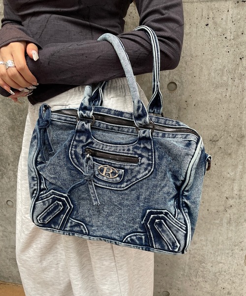 デニムボストンバッグ（ボストンバッグ）｜ROGER AND RAW（ロジャー