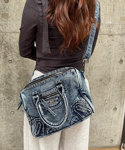 デニムボストンバッグ（ボストンバッグ）｜ROGER AND RAW（ロジャー