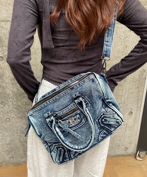 デニムボストンバッグ（ボストンバッグ）｜ROGER AND RAW（ロジャー