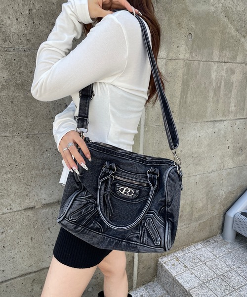 デニムボストンバッグ（ボストンバッグ）｜ROGER AND RAW（ロジャー