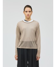 mizuiro ind シアークルーネックプルオーバー