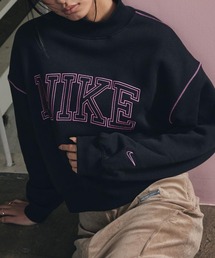 NIKE | ナイキ スポーツウェア フェニックス フリース ウィメンズ モックネック スウェットシャツ / Nike Sportswear Phoenix Fleece Women's Mock-Neck Sweatshirt IM7491-010 Black(スウェット)