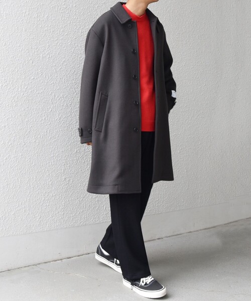 美品✨フォクシーニューヨーク ステンカラーコート ジップアップ ブラック 2way Basic Soutien Collar Coat 2way - ベーシックステンカラーコート