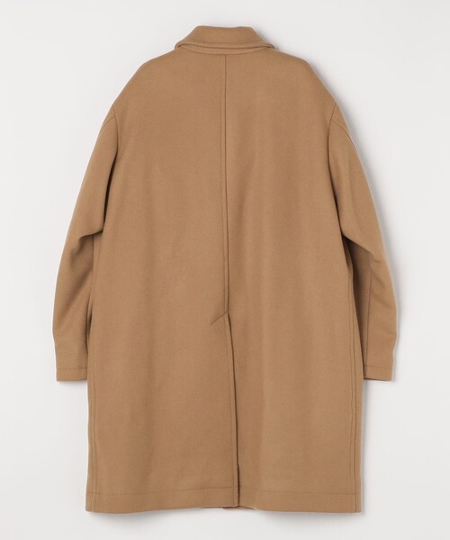 SHIPS any: PURE WOOL MELTON ステンカラー コート 25AW◇（ステン