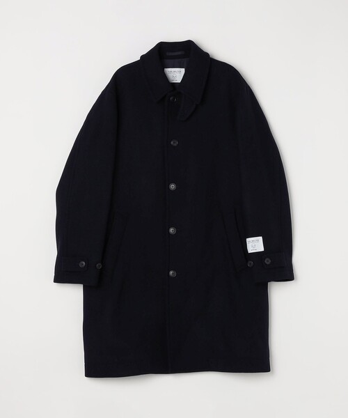 SHIPS any: PURE WOOL MELTON ステンカラー コート 25AW◇（ステン