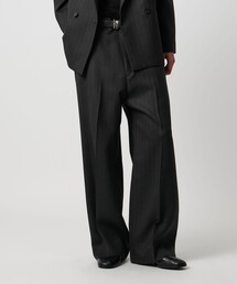 H＞キャバリーツイル ワイドスラックス（スラックス）｜H BEAUTY&YOUTH