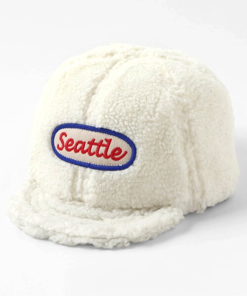 BREEZE（ブリーズ）の「Bpop もこもこベビーキャップ（キャップ・キッズ・ブルー/オフホワイト・46/48）」の8枚目の写真