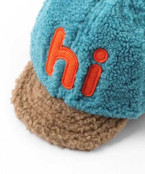 BREEZE（ブリーズ）の「Bpop もこもこベビーキャップ（キャップ・キッズ・ブルー/オフホワイト・46/48）」の11枚目の写真