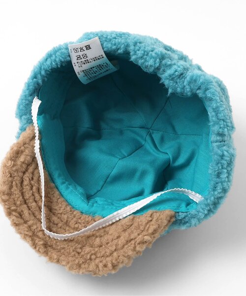 BREEZE（ブリーズ）の「Bpop もこもこベビーキャップ（キャップ・キッズ・ブルー/オフホワイト・46/48）」の15枚目の写真