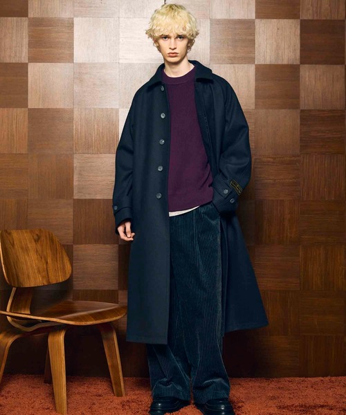 MAISON SPECIAL（メゾンスペシャル）の「《UNISEX》Prime-Over Pullover Crew Neck Knit/プライムオーバープルオーバークルーネックニット【MAISON SPECIAL/メゾンスペシャル】（ニット/セーター・メンズ・アイボリー/ブラック/ピンク/バーガンディー・0/1/2）」の11枚目の写真