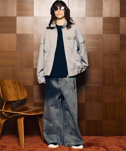 MAISON SPECIAL（メゾンスペシャル）の「《UNISEX》Prime-Over Pullover Crew Neck Knit/プライムオーバープルオーバークルーネックニット【MAISON SPECIAL/メゾンスペシャル】（ニット/セーター・メンズ・アイボリー/ブラック/ピンク/バーガンディー・0/1/2）」の7枚目の写真