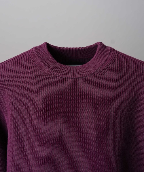 UNISEX》Prime-Over Pullover Crew Neck Knit/プライムオーバープル