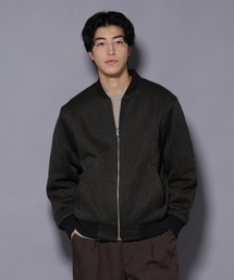 NANO universe | ニットフリースZIPブルゾン(セットアップ可)(ブルゾン)