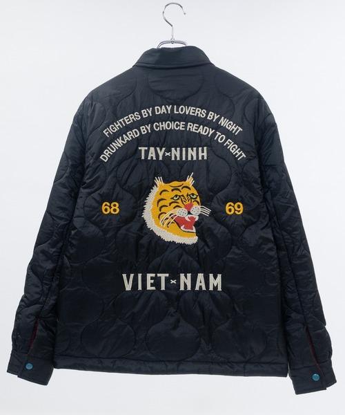 JOHN'S CLOSET(ジョンズクローゼット)の「【22】リバーシブル ベトナムジャケット 別珍&ナイロンリップ コットンツイル&ナイロンリップ(ミリタリージャケット・メンズ・マルーン/グリーン/オフホワイト/ブラック・X-LARGE/LARGE/MEDIUM)」の16枚目の写真