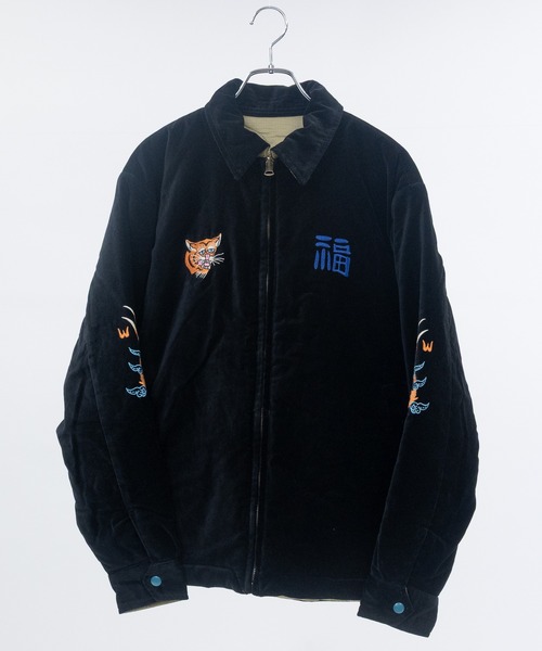 JOHN'S CLOSET(ジョンズクローゼット)の「【22】リバーシブル ベトナムジャケット 別珍&ナイロンリップ コットンツイル&ナイロンリップ(ミリタリージャケット・メンズ・マルーン/グリーン/オフホワイト/ブラック・X-LARGE/LARGE/MEDIUM)」の8枚目の写真