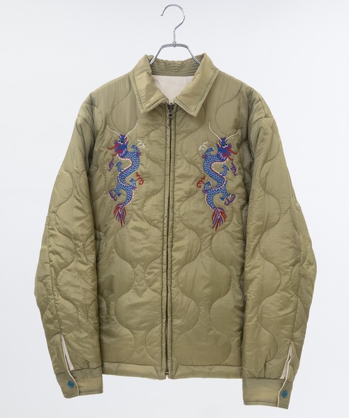 JOHN'S CLOSET(ジョンズクローゼット)の「【22】リバーシブル ベトナムジャケット 別珍&ナイロンリップ コットンツイル&ナイロンリップ(ミリタリージャケット・メンズ・マルーン/グリーン/オフホワイト/ブラック・X-LARGE/LARGE/MEDIUM)」の6枚目の写真