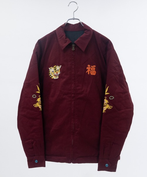 JOHN'S CLOSET(ジョンズクローゼット)の「【22】リバーシブル ベトナムジャケット 別珍&ナイロンリップ コットンツイル&ナイロンリップ(ミリタリージャケット・メンズ・マルーン/グリーン/オフホワイト/ブラック・X-LARGE/LARGE/MEDIUM)」の14枚目の写真