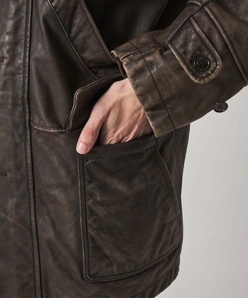 Steven Alan（スティーブンアラン）の「＜AVIREX × Steven Alan＞ LTR CARCOAT/アウター（その他アウター・メンズ・ブラック・S/L/M）」の22枚目の写真