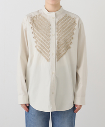 FUMIE TANAKA（フミエタナカ）の「フェザーシャツ F22S-12（シャツ