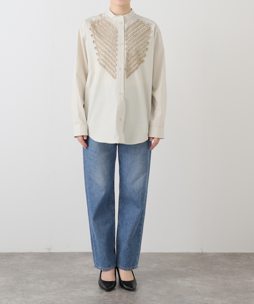 セール】【FUMIE TANAKA(フミエタナカ)】napoleon sh：シャツ（シャツ