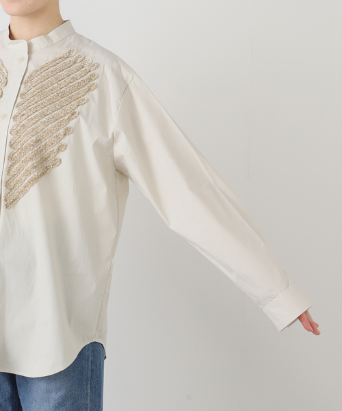 セール】【FUMIE TANAKA(フミエタナカ)】napoleon sh：シャツ（シャツ