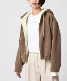 CITEN | ＜CITEN＞ロゴボアフリースブルゾン(ブルゾン)