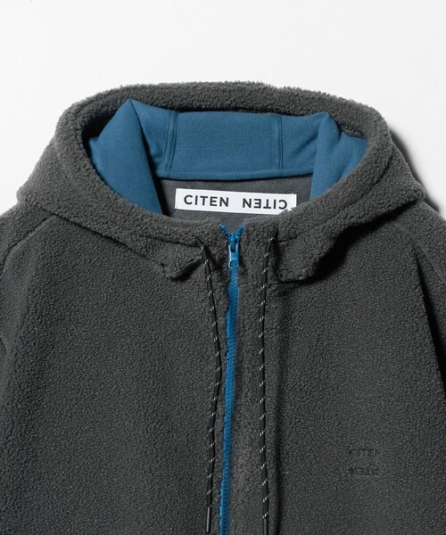 CITEN（シテン）の「＜CITEN＞ロゴボアフリースブルゾン（ブルゾン・レディース・ブラウン系/ダークグレー・S/M）」の12枚目の写真