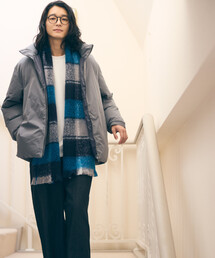 COMME CA ISM | ポリエステル タッサー 機能中綿 スタンドカラーブルゾン(ブルゾン)