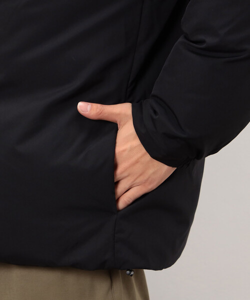 COMME CA ISM（コムサイズム）の「ポリエステル タッサー 機能中綿 スタンドカラーブルゾン（ブルゾン・メンズ・グレー/ブラック・LARGE/MEDIUM）」の17枚目の写真
