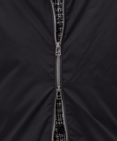 COMME CA ISM（コムサイズム）の「ポリエステル タッサー 機能中綿 スタンドカラーブルゾン（ブルゾン・メンズ・グレー/ブラック・LARGE/MEDIUM）」の20枚目の写真