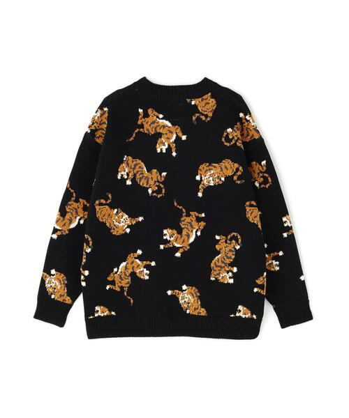 BEAVER（ビーバー）の「B omnivore/ビーオムニボー　TIGER KNIT TOP（ニット/セーター・メンズ・ナチュラル/ブラック・L/M/XL）」の18枚目の写真