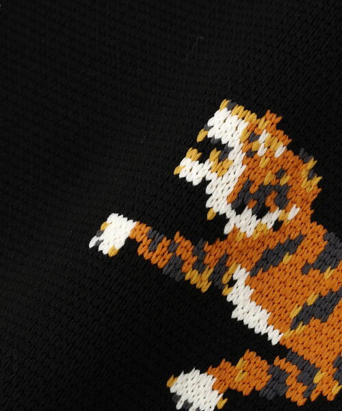 BEAVER（ビーバー）の「B omnivore/ビーオムニボー　TIGER KNIT TOP（ニット/セーター・メンズ・ナチュラル/ブラック・L/M/XL）」の19枚目の写真