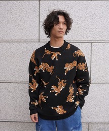 BEAVER | B omnivore/ビーオムニボー　TIGER KNIT TOP(ニット/セーター)