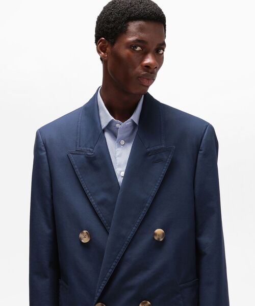 TOMMY HILFIGER（トミーヒルフィガー）の「ウォッシュドダブルロングコート（チェスターコート・メンズ・ネイビー・46/48/50/52）」の3枚目の写真