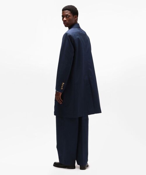 TOMMY HILFIGER（トミーヒルフィガー）の「ウォッシュドダブルロングコート（チェスターコート・メンズ・ネイビー・46/48/50/52）」の5枚目の写真
